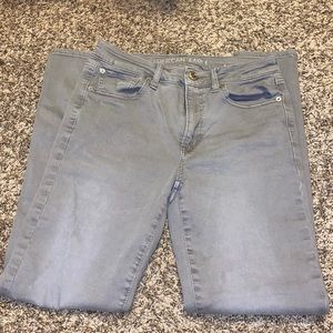 Grey American Eagle Super Stretch Jeans